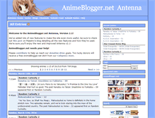 Tablet Screenshot of antenna.dev.animeblogger.net