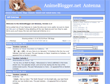 Tablet Screenshot of antenna.animeblogger.net
